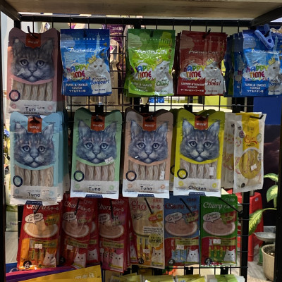 WANPY (Chính Hãng) - Kem súp thưởng cho mèo vị ngẫu nhiên gói 5 thanh 70gr