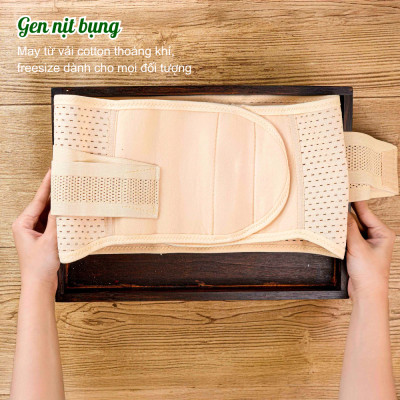 Liệu trình giảm eo sau sinh Wonmom ( 1 Hộp muối quấn bụng + 1 Dầu gừng + 1 Đai quấn muối + 1 Gen nịt bụng )