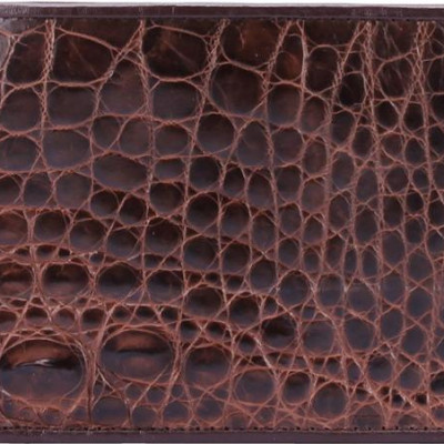 Bộ Ví & Thắt Lưng Nam Da Cá Sấu Huy Hoàng HT2240-HT4202 (23 x 11,5 cm) - Nâu Đất