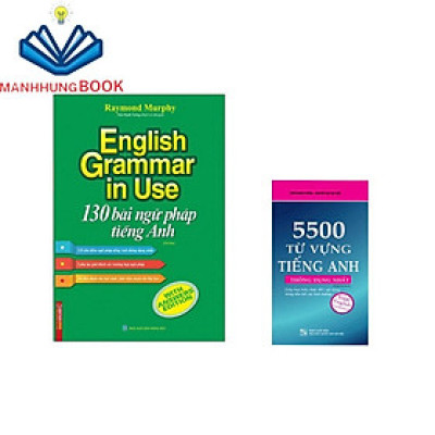 Sách - 130 bài ngữ pháp tiếng Anh màu (tặng 5500 đen trắng)