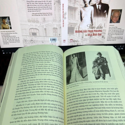 THEO DẤU HOÀNG HẬU NAM PHƯƠNG VÀ VUA BẢO ĐẠI - CÓ KÝ TẶNG CỦA 2 TÁC GIẢ
