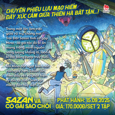Truyện tranh Sazan & Cô gái sao chổi full 2 tập (Chang Book)
