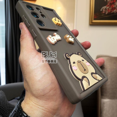 Ốp Lưng Capybara Nổi Cho Samsung Galaxy S25 Ultra / S24 Ultra / S23 Ultra / S22 Ultra - BUM STORE GALAXY CASE