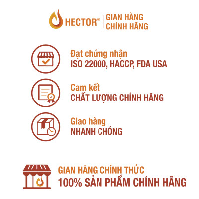 Nước nấm Đông trùng hạ thảo Hector Basic hỗ trợ bồi bổ cơ thể, tăng cường sức đề kháng (10 gói x 25ml)