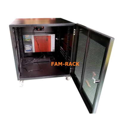 Tủ Mạng 10UD600 Famrack – Tủ Rack 10U Hàng Chính Hãng, Chuẩn 19” – Dùng Cho Thiết Bị Mạng, Camera