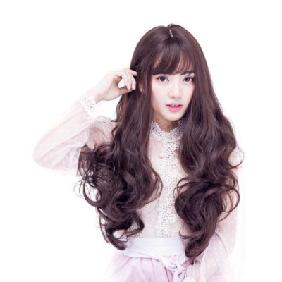 Tóc giả cao cấp- tặng lưới chùm toc- hình thật