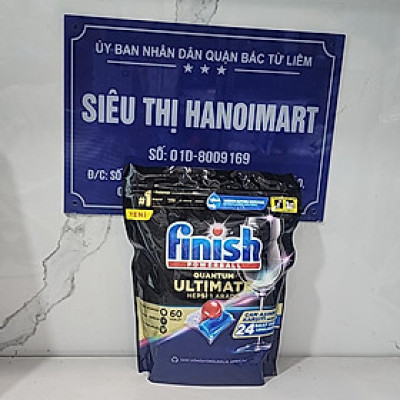 Viên rửa chén Finish quantum max chuyên dùng cho máy , Viên rửa bát cao cấp