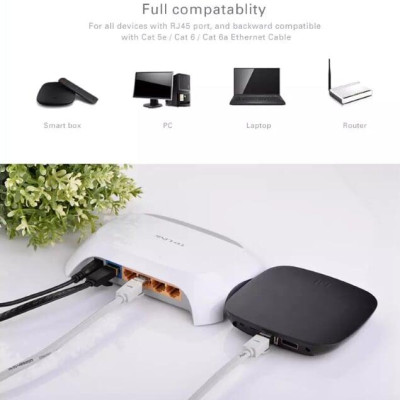 Ugreen UG11271NW107TK 5M màu Đen Cáp mạng LAN CAT7 STP chống nhiễu - HÀNG CHÍNH HÃNG