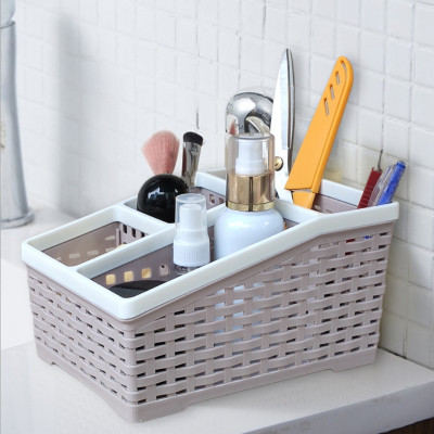 Khay đựng mỹ phẩm nhiều ngăn - khay đựng bút đồ văn phòng kiểu dáng hàn quốc đẹp tiện lợi