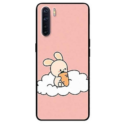 Ốp lưng dành cho Oppo Reno 3 / A91 - Reno 3 Pro - Reno 4 - Reno 4 Pro mẫu Thỏ Ăn Cà Rốt Hồng