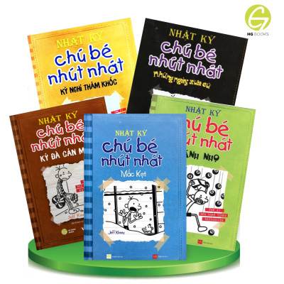 [Bộ 5 tập 6-10] Nhật Ký Chú Bé Nhút Nhát bản Tiếng Việt - Diary Of A Wimpy Kid, Truyện tranh thiếu nhi bán chạy trên toàn thế giới