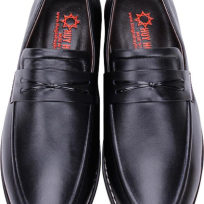 Giày Nam Thắt Nơ Huy Hoàng HT7194 - Đen