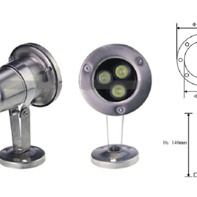 Đèn LED Âm Nước Công Suất 3W GSN3 GS Lighting (Ánh sáng Đổi màu)