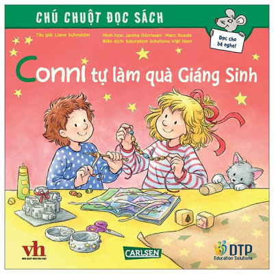 Sách - Chú Chuột Đọc Sách - Conni Tự Làm Quà Giáng Sinh