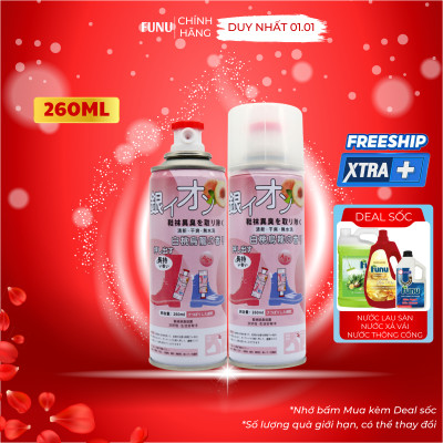 Chai xịt khử mùi giày mang theo đi làm, đi học, đi du lịch, hàng nhiều mẫu, giao ngẫu nhiên - Hàng chính hãng