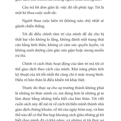 Kẻ Thua Cuộc Giỏi Nhất Sẽ Giành Chiến Thắng
