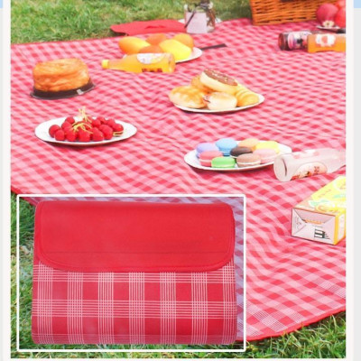 Thảm Dã Ngoại Picnic Hoạ Tiết Caro, Gấp Gọn Agnite - Thảm Cắm Trại, Đi Du Lịch, Đi Phượt, Chụp Ảnh