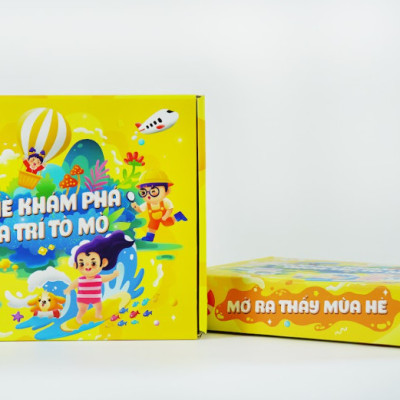 Sách - Hộp hè khám phá, thỏa trí tò mò - Mở ra thấy mua hè cho trẻ từ 3 - 6 tuổi - Đinh Tị Books