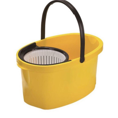 Bộ Lau Nhà 360 độ Omega Mop Plus công nghiệp (xô lớn + xe đẩy + xoay tay)