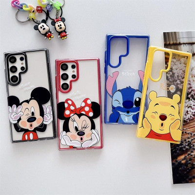 Ốp Lưng Cho Samsung Galaxy S24 Ultra / S23 Ultra Chuột Mickey Kèm Phụ Kiện Trang Trí - BUM STORE GALAXY CASE