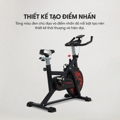 CHỈ GIAO MIỀN BẮC | Xe đạp tập KINGSPORT KS-107 khung sườn chắc chắn, chuyển động êm ái, kháng lực mạnh mẽ, cân nặng phù hợp từ dưới 75-80kg