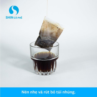 Cà phê VN Collection - SHIN Cà Phê - Túi Nhúng - Hộp 10 gói
