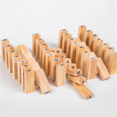 Đồ Chơi Rút Gỗ 54 Thanh Loại Lớn Hộp Màu Xanh Wiss Toy