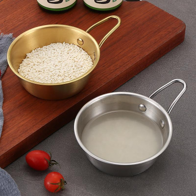 Bát Inox Hàn Quốc Có Tay Cầm Đựng Thức Ăn Tiện Dụng 14Cm