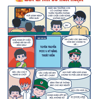 Sách - SOS Cho Trẻ Em - Truyện Tranh Kỹ Năng An Toàn Thoát Hiểm Tức Thì - Nhận Diện Rủi Ro Và Thoát Hiểm An Toàn