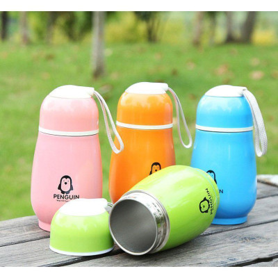 Bình Giữ Nhiệt Hình Chim Cánh Cụt Penguin Dung Tích 150Ml