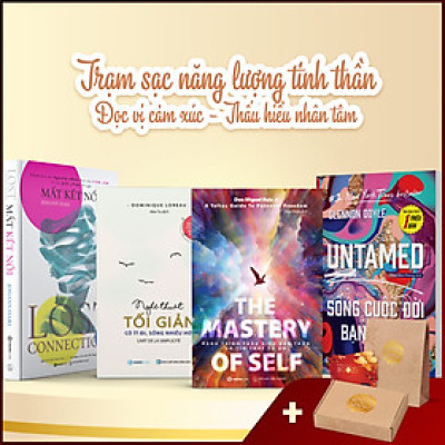 Combo Trạm sạc năng lượng tinh thần - Đọc vị cảm xúc thấu hiểu bản thân (Phiên bản tặng kèm túi, hộp & Thiệp)