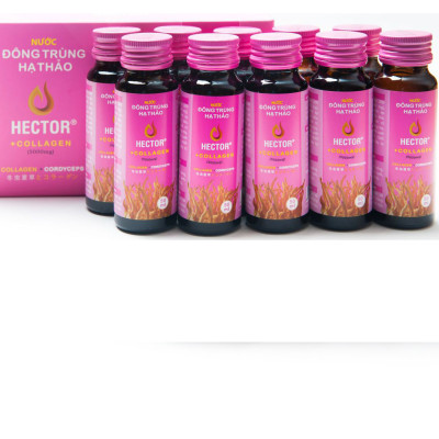 Combo 3 Hộp (30 Chai) Nước Đông Trùng Hạ Thảo Hector Collagen