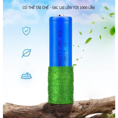 Pin Lithium 18650 1500mah 3.7V Đầu Bằng Loại Tốt Dung Lượng Chuẩn