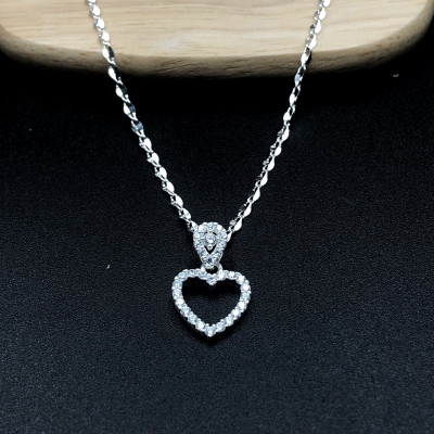 Dây Chuyền Bạc 925 Trái Tim Chính Hãng Bạc Hiểu Minh DMD510