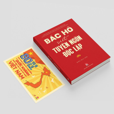 Sách - Bác Hồ Viết Tuyên Ngôn Độc Lập - Ấn Bản Kỉ Niệm 80 Năm Quốc Khánh - Tặng Kèm Postcard - Độc Quyền Fahasa