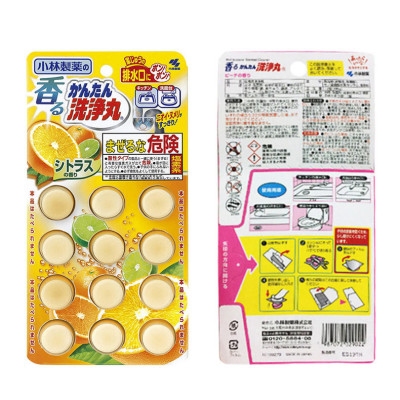 Viên nén sủi Kobayashi thông tắc đường ống, Toilet, bồn rửa Nhật Bản 12 Viên