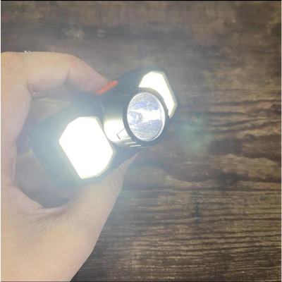 Đèn Pin Đội Đầu 3 Bóng Siêu Sáng Kiểu Máy Ảnh