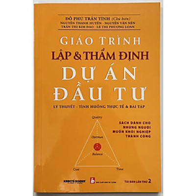 Sách - Giáo Trình Lập & Thẩm Định Dự Án Đầu Tư - Lý Thuyết - Tình Huống Thực Tế & Bài Tập