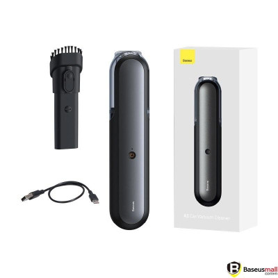 Máy hút bụi ô tô Baseus A1 Blue Sky Black - Hàng chính hãng