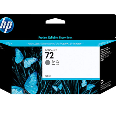 Mực In HP 72 Gray Ink Cartridge (3WX08A) 130ml - Hàng Chính Hãng