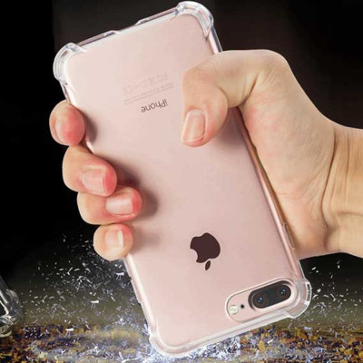 Ốp Lưng Điện Thoại Trong Suốt Có Viền Chống Sốc, Bảo Vệ Mặt Lưng, Màn Hình, Camera Cho iPhone 6 7 8 PLUS X XS XR 11 PRO MAX - DT042