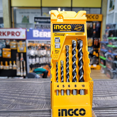 BỘ MŨI KHOAN BÊ TÔNG 5 CHI TIẾT INGCO AKD3051 - HÀNG CHÍNH HÃNG