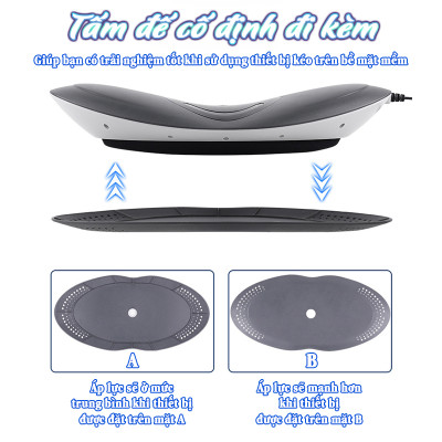 Máy kéo giãn cột sống lưng Lumbar Massager Nikio ST-1201 - Massage cho người thoát vị đĩa đệm