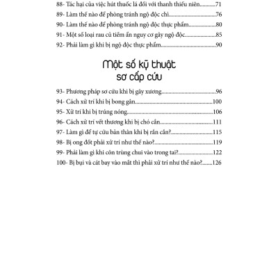 An Toàn Trong Ăn Uống Và Sơ Cấp Cứu