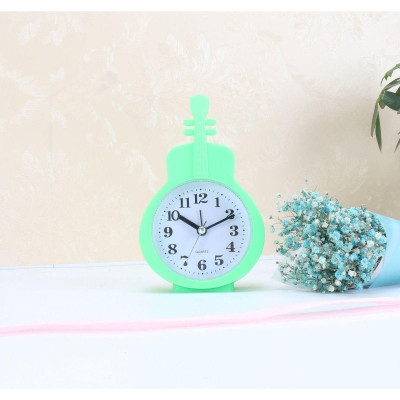 Đồng Hồ Để Bàn Hình Cây Đàn Nhiều Màu