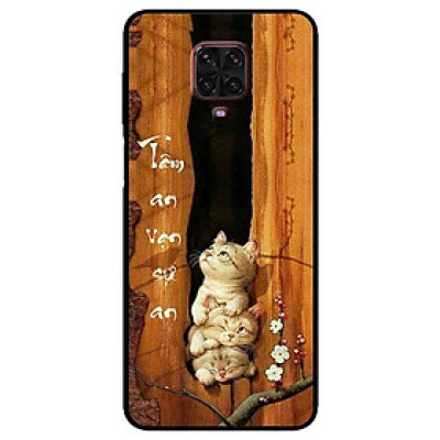 Ốp lưng dành cho Xiaomi Mi Redmi Note 9s - Note 9 Pro - Note 9 Pro Max - mẫu Tâm An Chú Mèo
