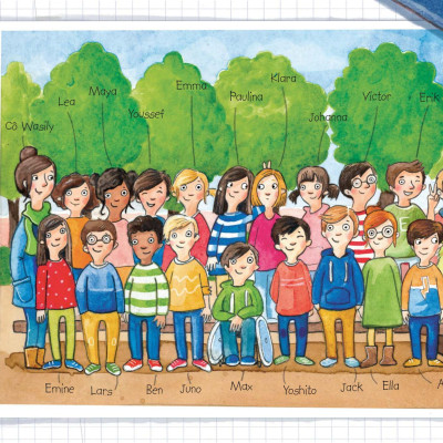 Sách - Người Bạn Kết Nối Bé Nhỏ - Tập 3 - Ở Trường Học