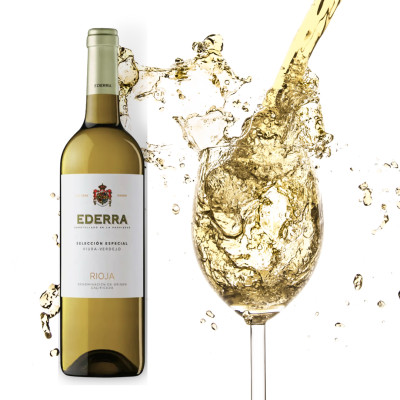Rượu Vang trắng Tây Ban Nha Ederra Rioja Seleccion Especial 11.5% - 13.5% (750ml)- Không Hộp