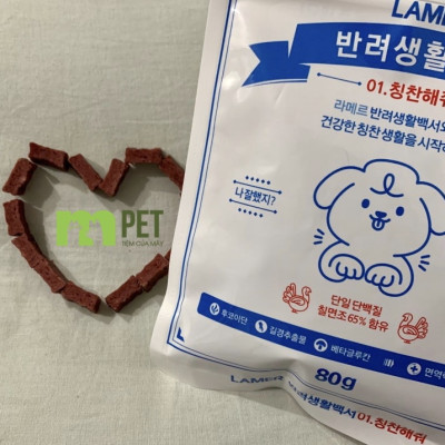 ￼[80g] PETPEDIA TREAT ME BÁNH THƯỞNG GIẢM STRESS & TĂNG CƯỜNG MIỄN DỊCH CHO THÚ CƯNG