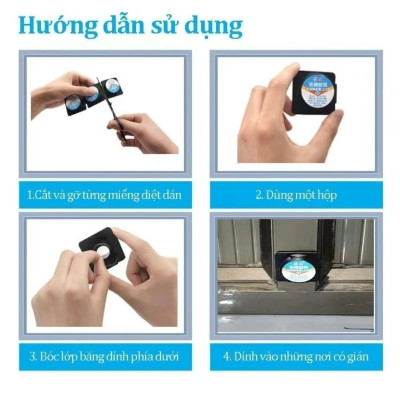 Combo 5 Bộ 6 Viên Mồi Diệt Gián, Thuốc Diệt Côn Trùng Sinh Học Không Độc Hại Dùng Trong Nhà Bếp, Hộ Gia Đình